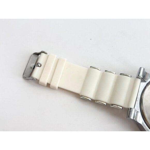 Carbon Elements Silicone Chronograph Vintage Unisex Wristwatch - 56mm - WORKS! - Picture 7 of 11